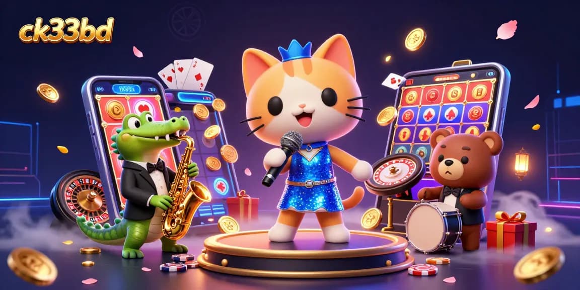 Engage in thrilling gameplay at ck33bd with vibrant visuals, exciting slot spins, and dynamic characters.