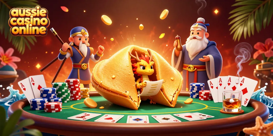 Join the excitement at aussie casino online, enjoy a vibrant scene with poker action and fortune elements.