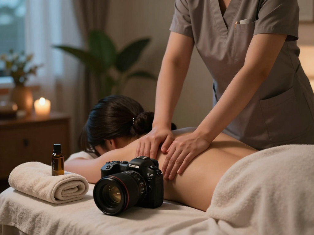 Premium 송파출장안마 service in a tranquil home setting, highlighting relaxation and professional care.