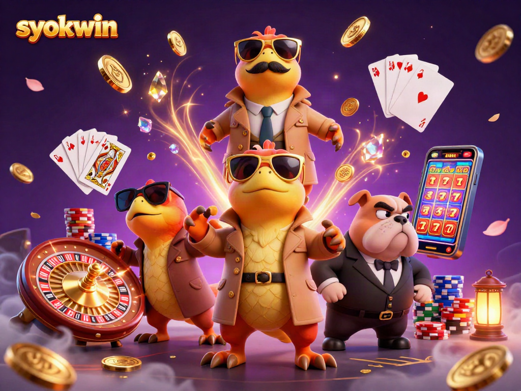 Experience syokwin with raptors at a VIP casino, showcasing high-stakes gaming excitement.