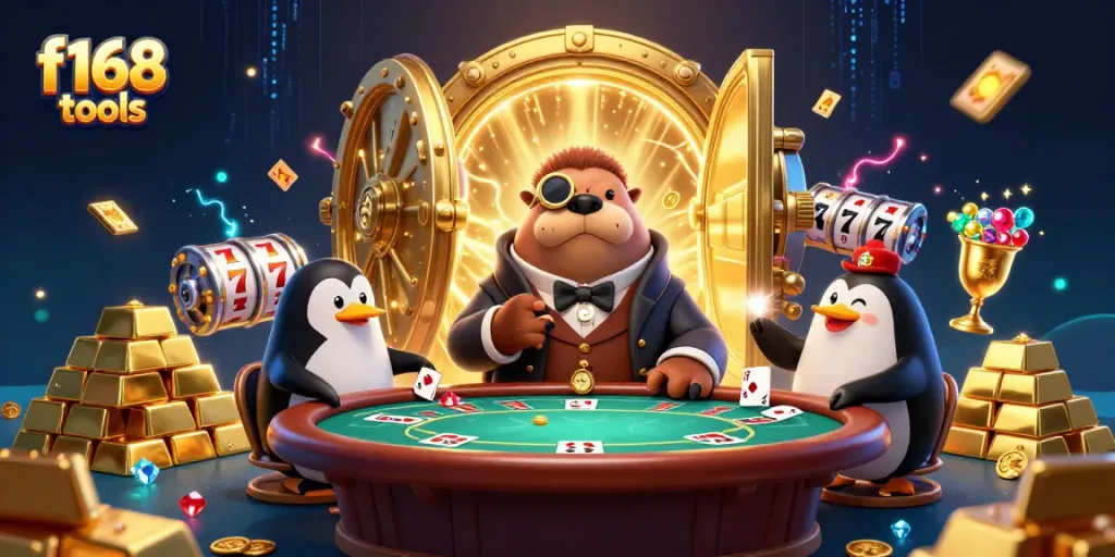 Play poker with f168 tools at a vibrant underwater casino scene featuring stunning visuals.