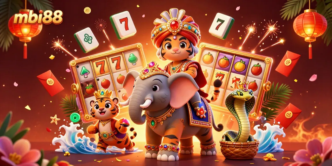 Experience thrilling activities at mbi88 with vibrant slot reels, jewel-themed characters, and dynamic casino energy.
